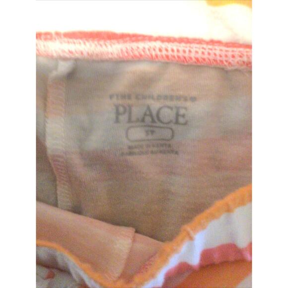 The Children’s Place Orange,Pink,Yellow,And White Patterned Shorts 3T - Picture 2 of 3